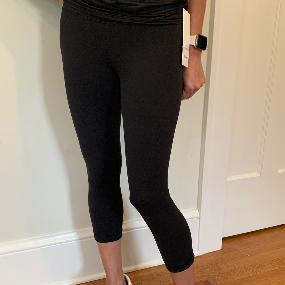 Lululemon Wunder Under High Rise Crop 21" Black 4